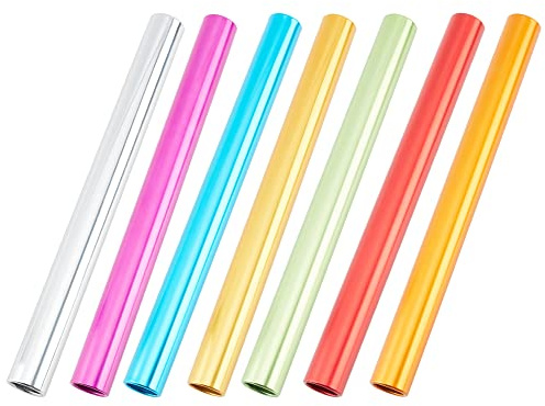 NBEADS 7pz Bastoncini da Gara in Alluminio, 7 Colori Staffetta Staffetta in Alluminio Pista Staffetta Staffetta Bacchetta da Corsa Bacchetta per Pratica Sportiva All'Aperto Corsa Atleta