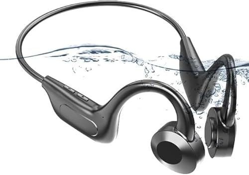Wireless Bluetooth Bone Conduction Headphones/Earphones, Waterproof Wireless Headphones for Running, Cycling, Gym, Swimming & Other Activities