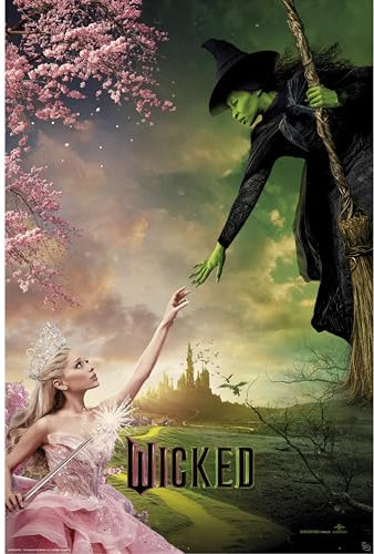 GB eye Elphaba & Glinda 61 x 91.5cm / 24.2 x 35.8 inches Maxi Poster - Shipped Rolled - Art Poster - Wall Posters - Posters & Prints | Wicked Merchandise