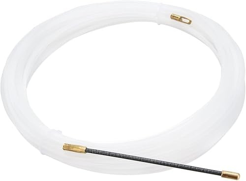 Sonda Tiracavi Passacavi Professionale 15 metri Ø 3mm Sonda Elettricista Molla Elettricista per L’Installazione di Cavi, con terminali fissi (15m) 2308997