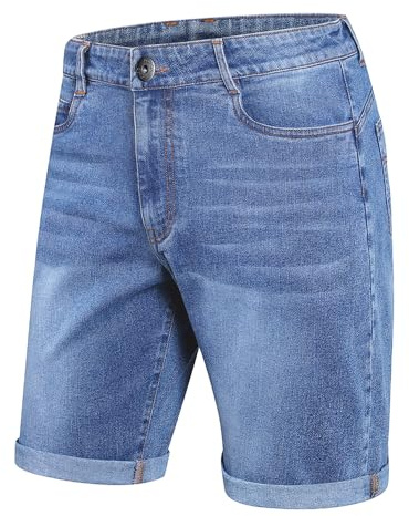 ZOXOZ Mens Denim Shorts Classic Stretch Chino Jeans Short Casual Summer