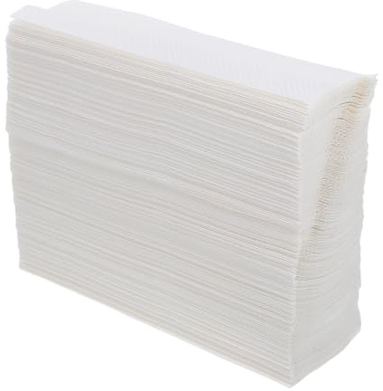 HOOTNEE 200 Feuilles Papier Essuie-mains Épais Serviettes Absorbantes pour Hôtels et Cuisines Papier Toilette Multifonction pour et Usages