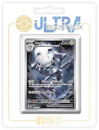 my-booster Steelix 150/132 Alternativa Pokémon Gallery Secreto X Méga-Évolution 1 - Box di 10 carte Pokémon Francese