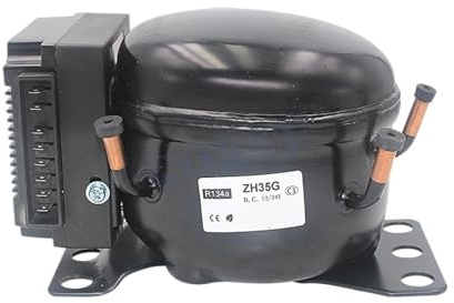 Compresor de aire for refrigeración automóviles, frigoríficos y congeladores 12 V/24 V CC, apto for uso marino solar QDZH35G R134a