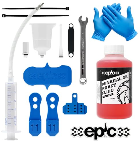 epic Bleed Kit for Shimano Brakes & Mineral Oil | Fits Deore, XT, SLX, XTR, Saint, 105, Ultegra, GRX, Dura-Ace | for MTB, Gravel & Road Brakes