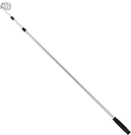 Teleskopisk Golfbollsscoop med Justerbar Längd, Aluminiumlegerings Bollplockare för Golfbanor och Stadium