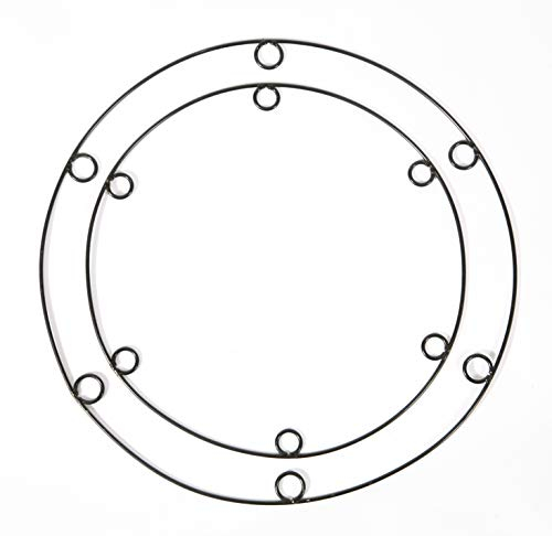 Haxnicks FRAME070101 Set mit 2 Schilfrohrringen, mehrfarbig, 50 x 45 x 0,03 cm