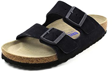 Birkenstock Arizona BS[Slipper] Tieffußbett Gr.45, Blau