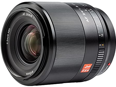 VILTROX 24mm F1.8 FE STM Autofokus Vollformat Ultra-Weitwinkel Objektiv für Sony E-Mount Spiegellose Kamera A7III A7RIV A7III A7 A9 A6600 A6400 Schwarz