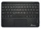 MediaRange kompakte Funk-Tastatur mit 64 Tasten und Touchpad, QWERTZ (DE/AT/CH) Tastaturbelegung, schwarz