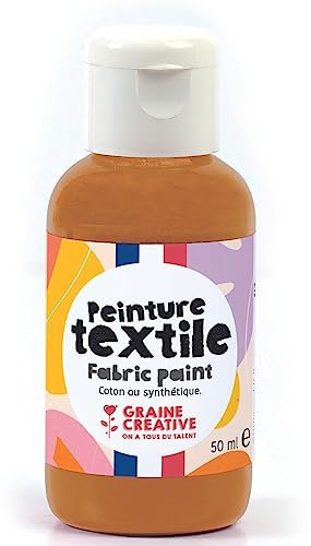 GRAINE CREATIVE Textilfarbe 50 ml - Karamell
