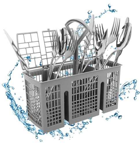 UTOCLEC Cesta Universal Cubiertos para Lavavajillas, Cesta para Lavavajillas, para Lavavajillas y Cubertería Compatible 22 x11.5 x9cm