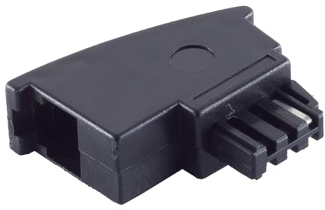 1aTTack.de 1x - Adattatore telefonico da spina TAE F a presa Western RJ11 6/4 per Siemens.