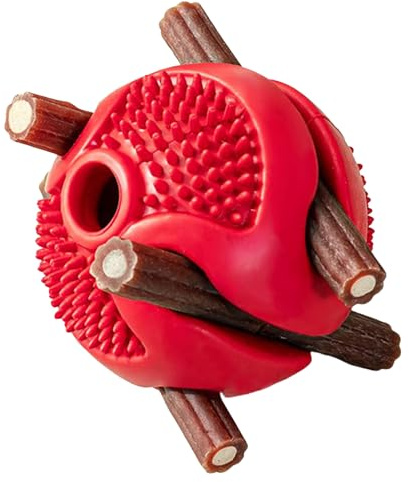 Pelota de golosinas para Perros, Juguete de Goma para Mascotas para alimentación Lenta y como – Bola de alimentación interactiva para Comer Lentamente | para Ejercicio, Empleo, del