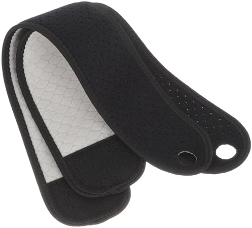 IWOWHERO Tutore Polso Regolabile da Pallavolo 1 Paio, Protezione Sportiva per Polso Supporto per Fitness e Recupero, Bracciale Nero 47 Cm X 8 Cm per Allenamento e Riabilitazione