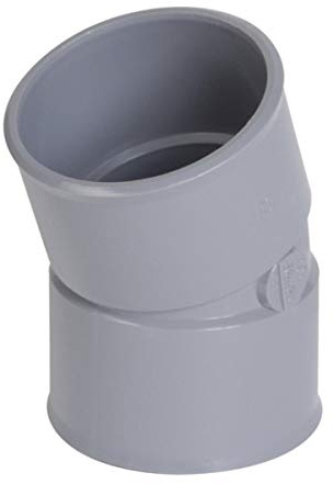 coude pvc - femelle / femelle - 20 degrés - diamètre 100 mm - nicoll ct22