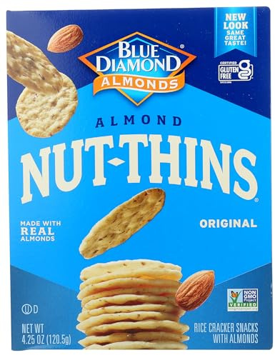 BLUE DIAMOND CRACKER NUT THIN ALMOND, 4.25 OZ