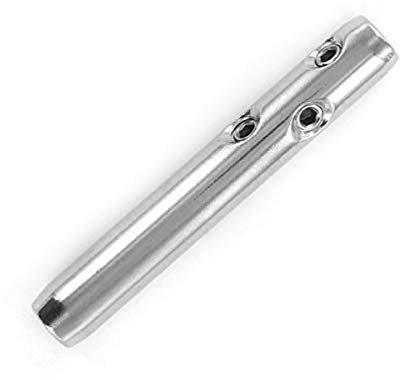 Punta de engaste manual cable Ø 3-4 mm Terminación roscada recta M6 acero inoxidable A4