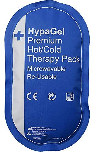 Safety First Aid Group HypaGel Premium Reusable Hot/Cold Therapy Pack, Microwaveable, Freezable Therapy Pack for Sports First Aid, Muscle Strain and Sprain Injuries, Pain Relief