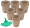 Fippy 60 Pezzi Vasi Biodegradabili per Semina 8.5 cm Vasi Biodegradabili per Piantine Vasetti Biodegradabili con Torba, con 60 Etichette per Piante