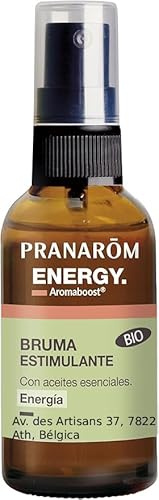 PRANARÔM - Aromaboost Energy Bio - Bruma Energizante - Ambiente Tonificante Anti-Fatiga - Aceite Esencial Orgánico de Pino Silvestre - 50ml.