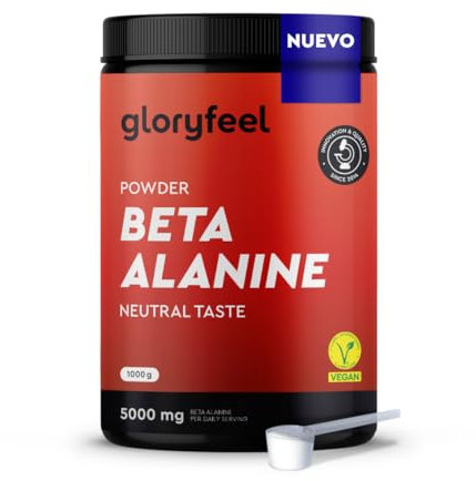 Beta alanine en poudre 1000g - 5000mg par portion - Pré-workout pendant 7 mois - Acide aminé végan à haute dose - Beta alanine +99% pure, sans additifs & saveur neutre - Qualité testée en laboratoire