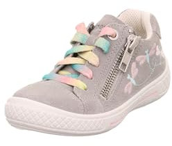 Superfit Mädchen Tensy Sneaker, Grau Rosa 2500, 25 EU