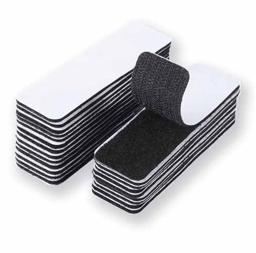 5 Pairs Double Sided Sticky Pads, Heavy Duty Velcro Tape Self Adhesive, Double Sided Heavy Duty Strong Reusable, for Walls,Floor, Plastics, Glasses, Metals Sticky Pads