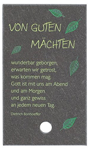 Schiefer-Relief Von guten Mächten