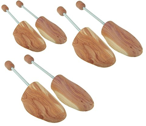 Max Basic Cedar Schuhspanner, by MTS shoecare, (Set 3 Paar) made in Germany, EU 42-43 / UK 8-9 / US 10,5-11,5, Zedernholz