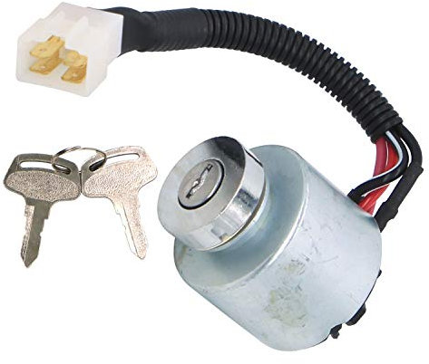 Interrupteur Dallumage avec Clés 66101-55200 66101-55202 pour Tracteur K ubota Bx22d Bx23d Bx1500d Bx1800d Bx1830d Bx2200d Bx2230d G1700 G18 G1800 G18hd G1900 G2000 G2160 G21hd