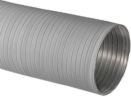 LIRAST Ø 120mm / 1.5m Weiß Aluminium Flexschlauch - Alu Flexrohr Schlauch Lüftungsschlauch Lüftungsrohr Abluftschlauch