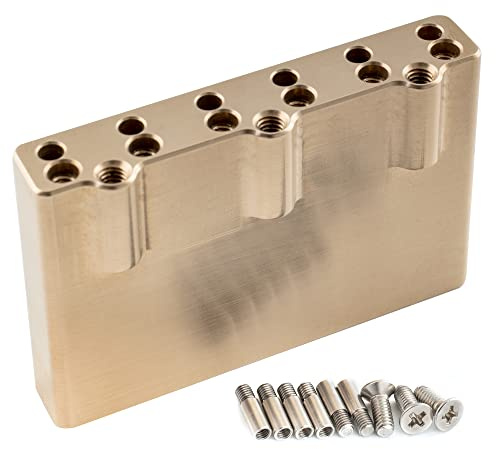 Musiclily Ultra 41mm Mässing Tremolo Block 54mm Stringspacing för Wilkinson By GOTOH VG300/VS100N Stratasvaj