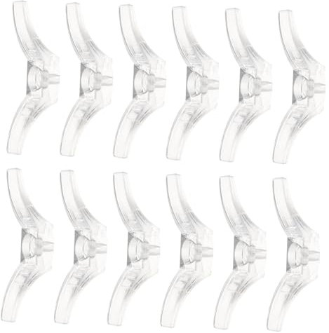 Warmhm 12stücke Kunststoff-jalousieschnursicherheitsklemmen Transparente Jalousieschnurklemmen Für Jalousien Kompatibel Mit Meisten Jalousieschnüren Platzsparend Und Installieren