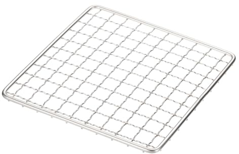 sourcing map Cooling Racks, 5.9 x 5.9 Stainless Steel Barbecue BBQ Grill Net Mesh Rack Grate for Cooking, Roasting, Grilling, Oven & Dishwasher Safe, Silver