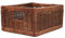 Hochwertiger Flechtkorb aus Rattan in Braun, Stabil & Dekorativ, Ideal für Regal & Schrank, 16x34x27cm