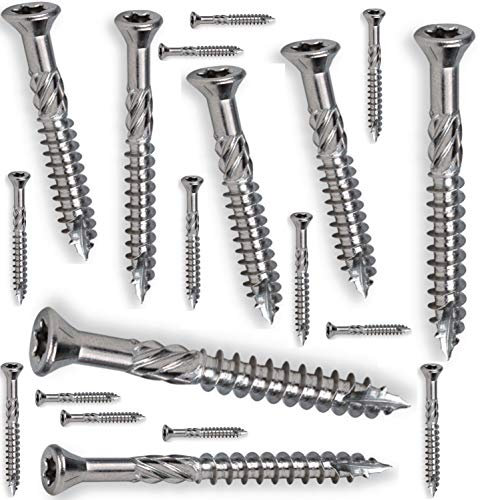 FP Inox Vis Terrasse INOX A2 Bois Dur Exotique GAMME PRO Taille 4x40 Lot 500