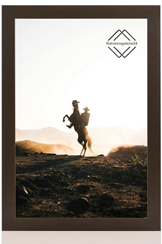 Bilderrahmen Fotorahmen 80x100 cm Schwarz bilderrahmen zum aufhängen MDF picture frames Farbe und 40 verschiedene Größen wählbar ohne Passepartout Rahmen Aliyah