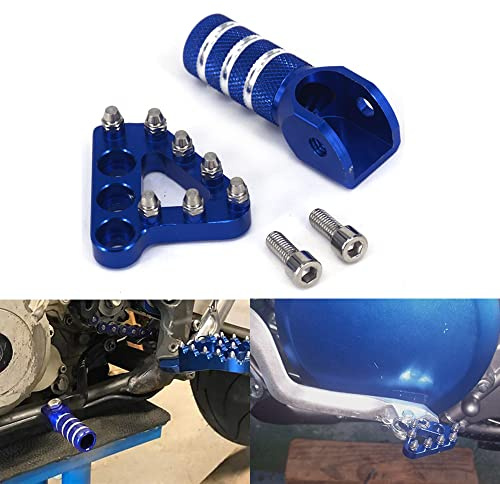 YSMOTO Rear Brake Pedal & Gear Shifter Lever Tips for 2004-2010 125-530cc Motorcycles, SMC690, SUPERMOTOR/Enduro 690, SUPERENDUROR Adventure/s 950 990, Blue