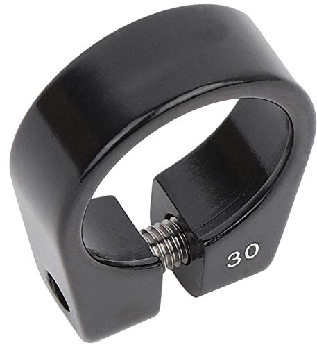 Keenso 30 mm Fahrrad Sattelstützenklemme, Aluminiumlegierung Fahrrad Sattelklemme Fahrrad Schnellspanner Sattelstützenklemme
