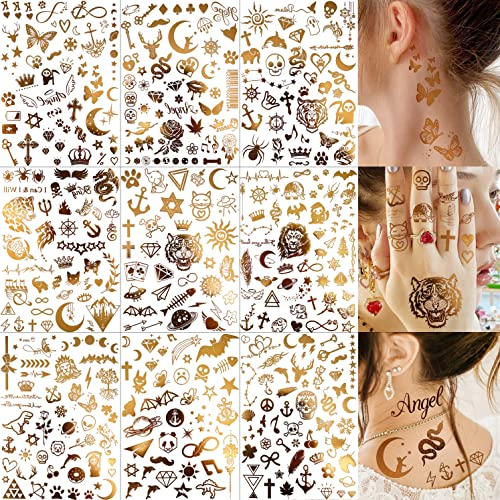 EGMBGM 6 Feuilles 3D Sexy Fleur Tatouages Temporaires Femmes Filles Encre Noire Grande Rose Tatouages Ephemere Autocollant Adultes Imperméables Faux Tatouages Bras Fleur Grande Pivoine Flore Esquisse