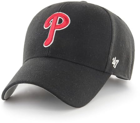 47 Philadelphia Phillies MLB Most Value P. Black Adjustable Cap