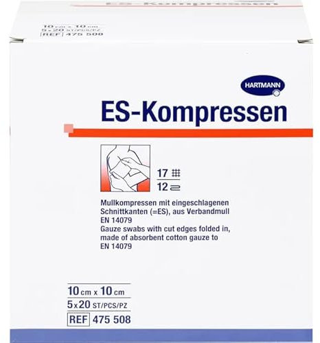 ES-KOMPRESSEN steril 10x10 cm Großpackung