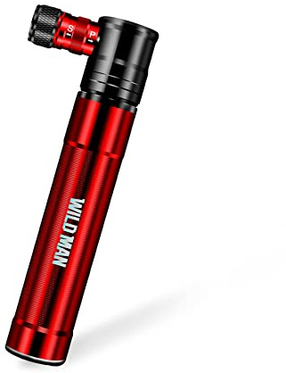 Bomba de Bicicleta portátil de aleación de Aluminio, inflado de neumáticos súper rápido, Compatible con válvulas Presta y Schrader