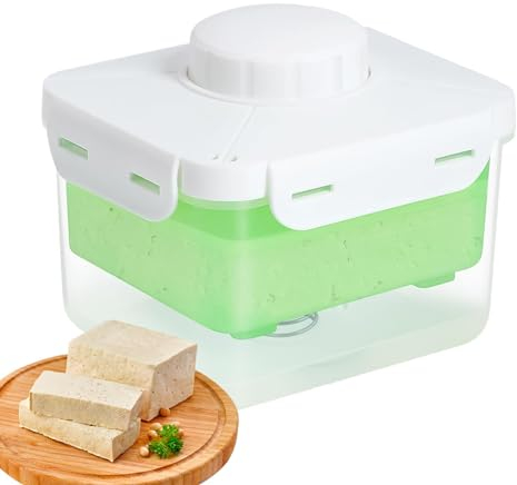 Weppduk Prensa Paneer para el hogar,Prensa Paneer Maker - Prensa de queso Paneer Drenaje incorporado | Presionando firme escurridor y colador Paneer Maker prensa de queso para cocina casera