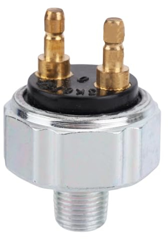 Low Pressure Hydraulic Brake Light Switch, 1/8 NPT Universal Port Brake Systems Pressure Switch 45PSI Activation for 1960s-1990s F-Series & B-Body Platforms Vehicles Replacement Accessories Part