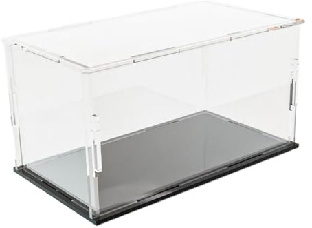 Oshhni Vitrine en acrylique transparent 1:24 pour objets de collection, vitrine de présentation, présentoir de comptoir pour maquettes de voitures et