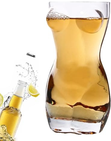 Generico Set med glasögon - sexiga vinmuggar, kroppsform whiskyglas, utsökta glasögon för långvarig barfest | Rolig och rolig present till