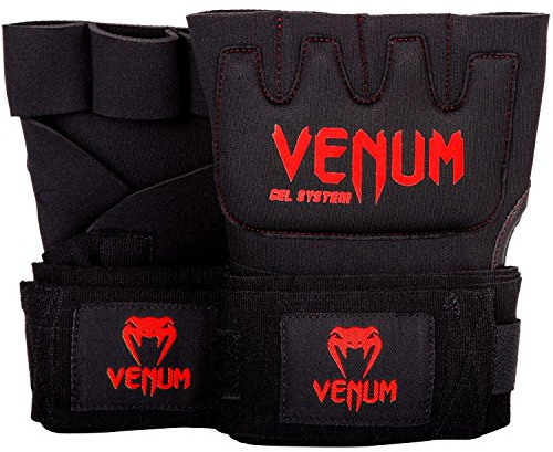 Venum Kontact, Guanti Gel Unisex – Adulto, Nero / Rosso, Unica
