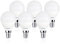 Sigmaled lighting - Ampoule LED E14 6W (équivalent 50W) - 550 Lumen - Blanc Neutre 4000K - Culot Edison à Vis E14 - Lampe LED G45 P45 mini Globe - Lot de 6